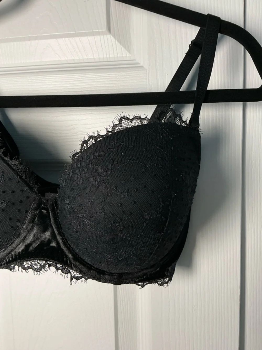 Victoria’s Secret Demi lace padded underwire bra